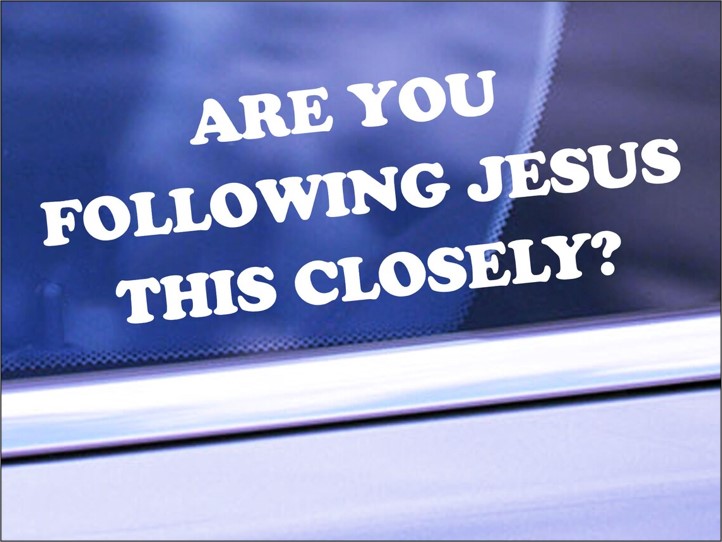 Following Jesus or Just&nbsp;Speeding?