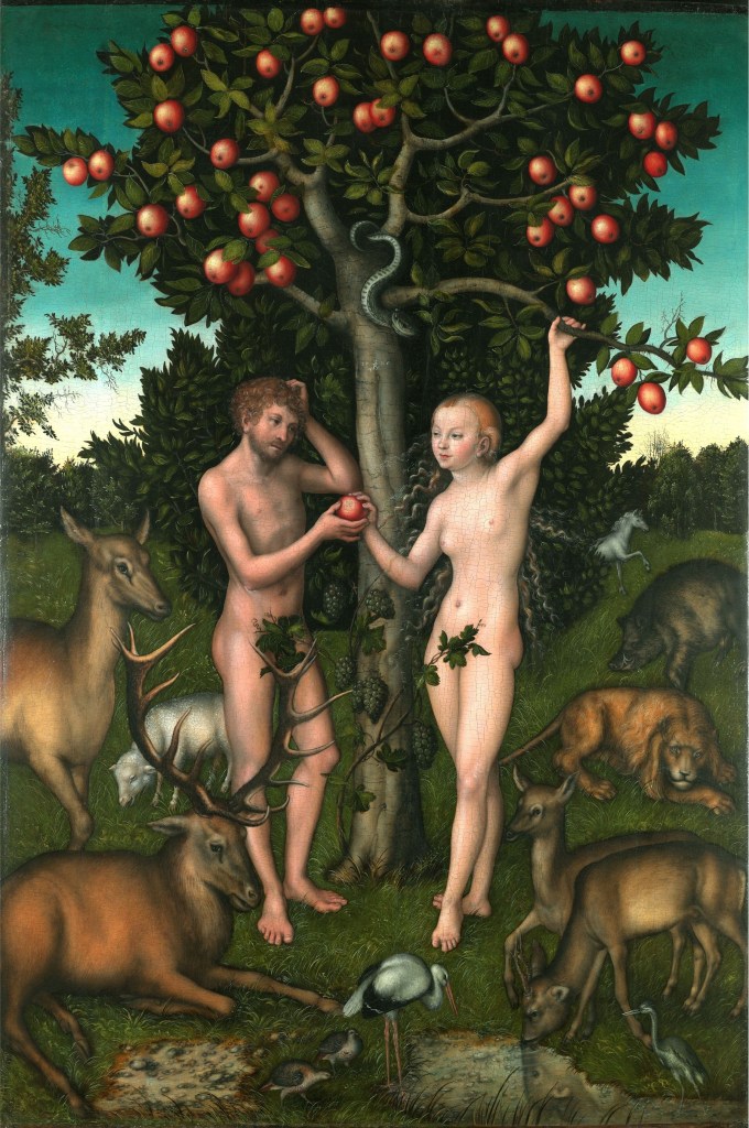 Adam & Eve by Lucas Cranach the Elder
